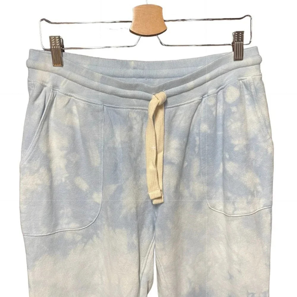 Faherty Bells Tie Dye Jogger Sweatpants Blue Size Large - Picture 3 of 10